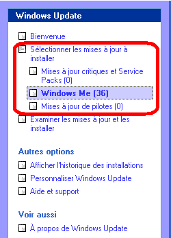 Mises à jour Windows disponibles