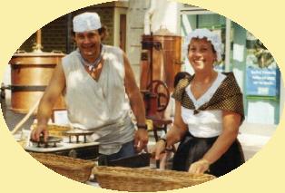 Le boulanger, la boulangre  Chteaurenard en Provence : Christian et Monique Aubert