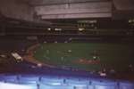 L'intérieur du stade bas-ball de Toronto