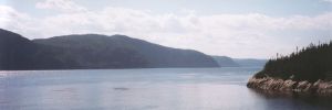 Le fjord du Saguenay vue de Tadoussac