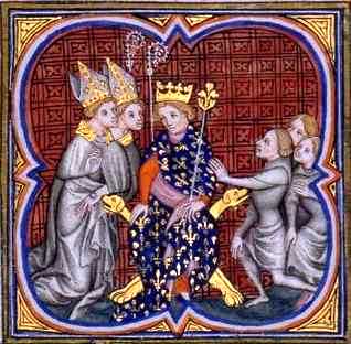 Baldemar "le Preux" bnit la qute de ses trois fils, des Chevaliers Errants.