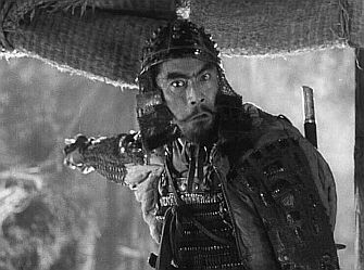 Mifune Toshiro, dans les Sept samouraïs de Kurosawa Akira