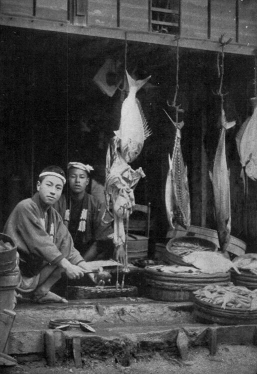 poissonnerie, Japon, 1915