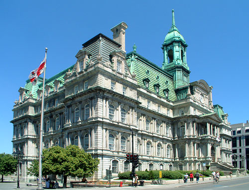 L'hotel de ville de Montreal