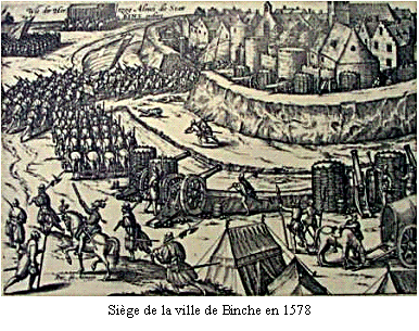Siège de la ville de Binche en 1578