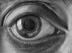 M.C. Escher-Eye-1946 mezzotint