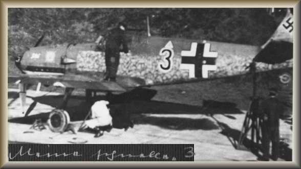 Août 1941 Bf 109 E-4 2./JG1 règlage des armes