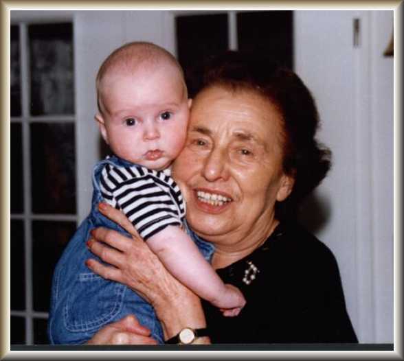 Lilo with Martin, her geat-grandson in 1998