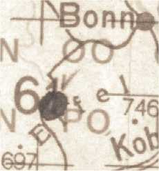 Heinz Knoke's map hand pointed