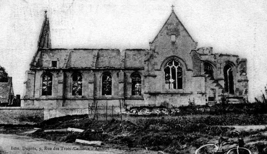 L'église après guerre