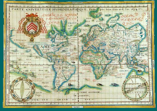 Carte universelle 1634 Guérard