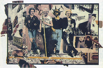 Inside illustration to Crass's 'best before 1984' album.