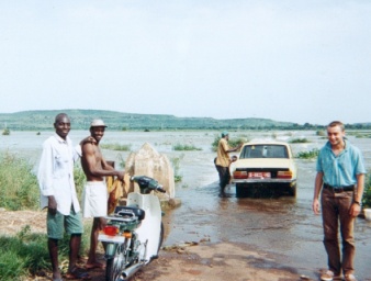 Mali le pont immerg de Sotuba