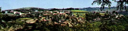 Vue panoramique du village Musellaro