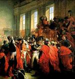 Bonaparte se prsente devant le Conseil des Cinq-cents
par Bouchot
Muse National du Chteau de Versailles et des Trianons
