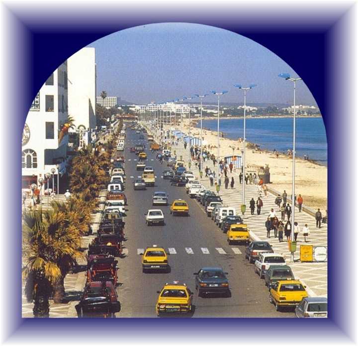 plage boujaafar à Sousse