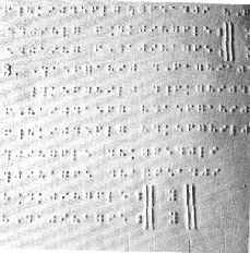 notation musicale en braille