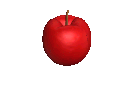 pomme qui ouvre en deux