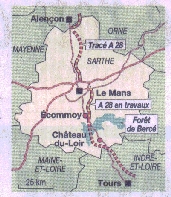 Trac de l'A 28, Alenon - Tours