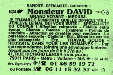 Monsieur David