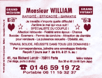 Monsieur William
