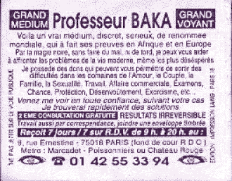 Professeur Baka