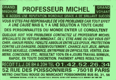 Professeur Michel, premire version