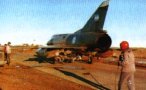 Mirage V argentin lors de la guerre des Malouines