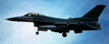 F-16 A du 86th Fighter Wing lors de l'exercice interalli Red Flag 92'