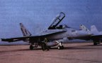 F/A 18  B de la VFA-106 "Gladiator" lors de la guerre du Golfe