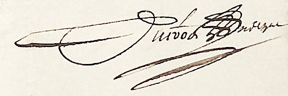 Signature de Jean Ducros en 1652